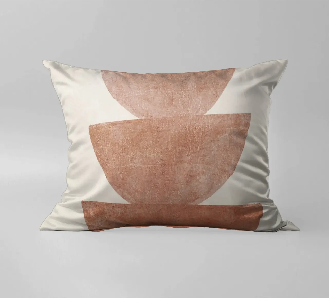 Boho Terracotta Shapes cuscino da apoloprints