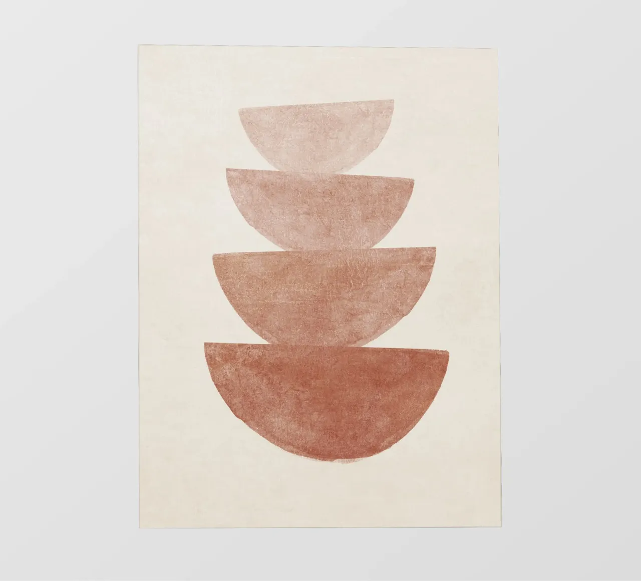 Boho Terracotta Shapes pellicola backlit da apoloprints