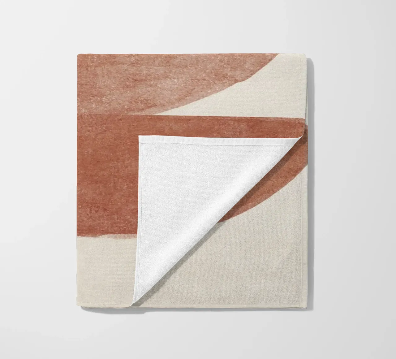 Boho Terracotta Shapes telo mare da apoloprints