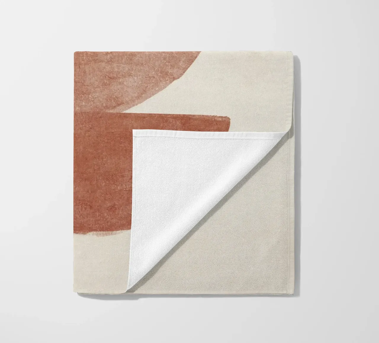 Boho Terracotta Shapes telo mare da apoloprints