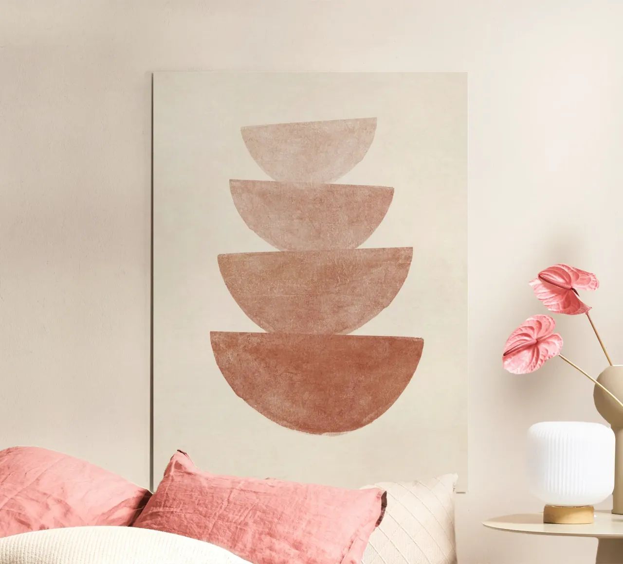 Boho Terracotta Shapes carta hahnemühle da apoloprints