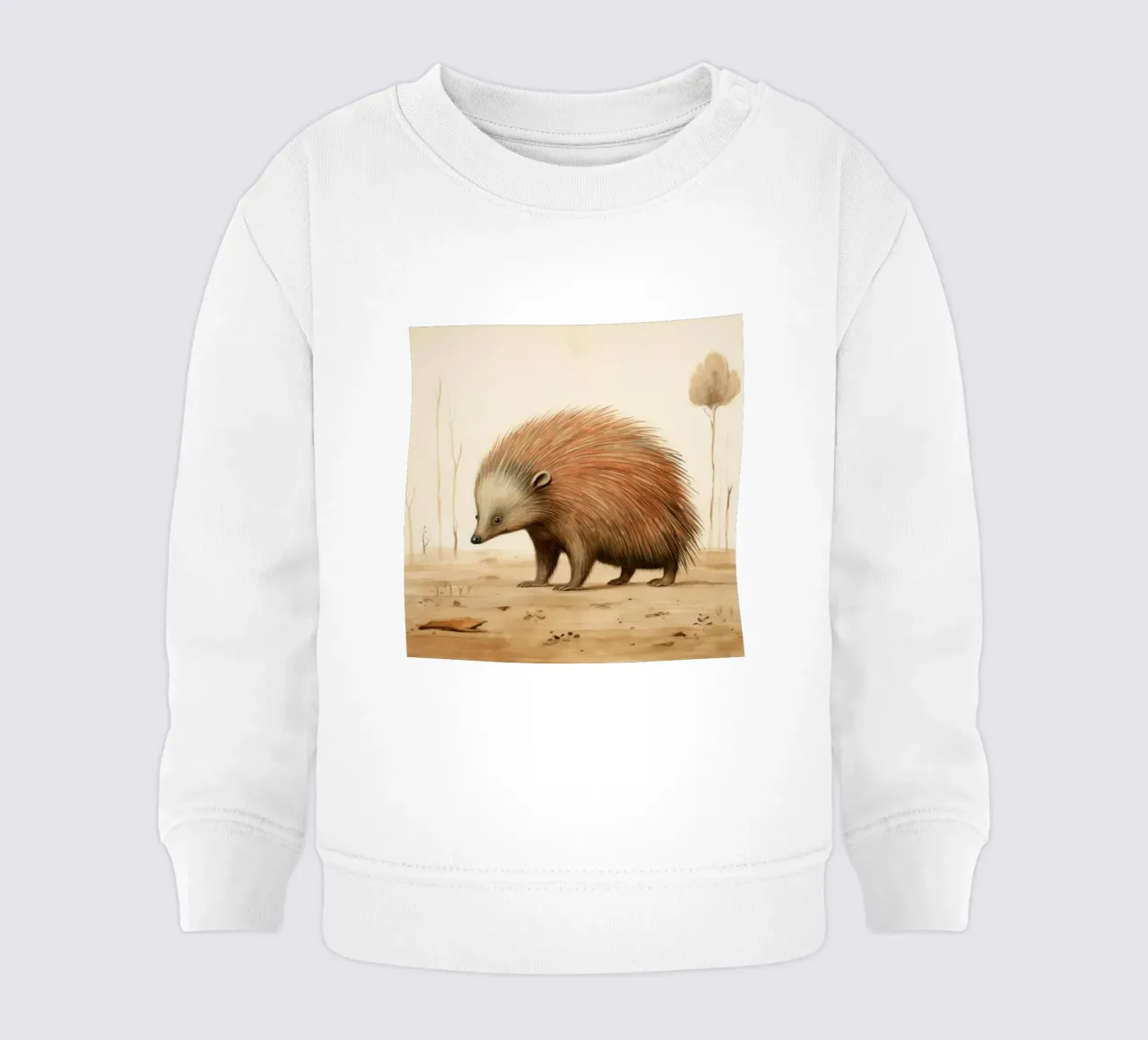 Echidna minima 1 felpa neonato da Minimal Animal Art