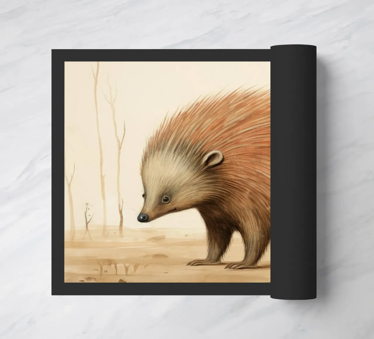 Echidna minima 1 zerbino da Minimal Animal Art