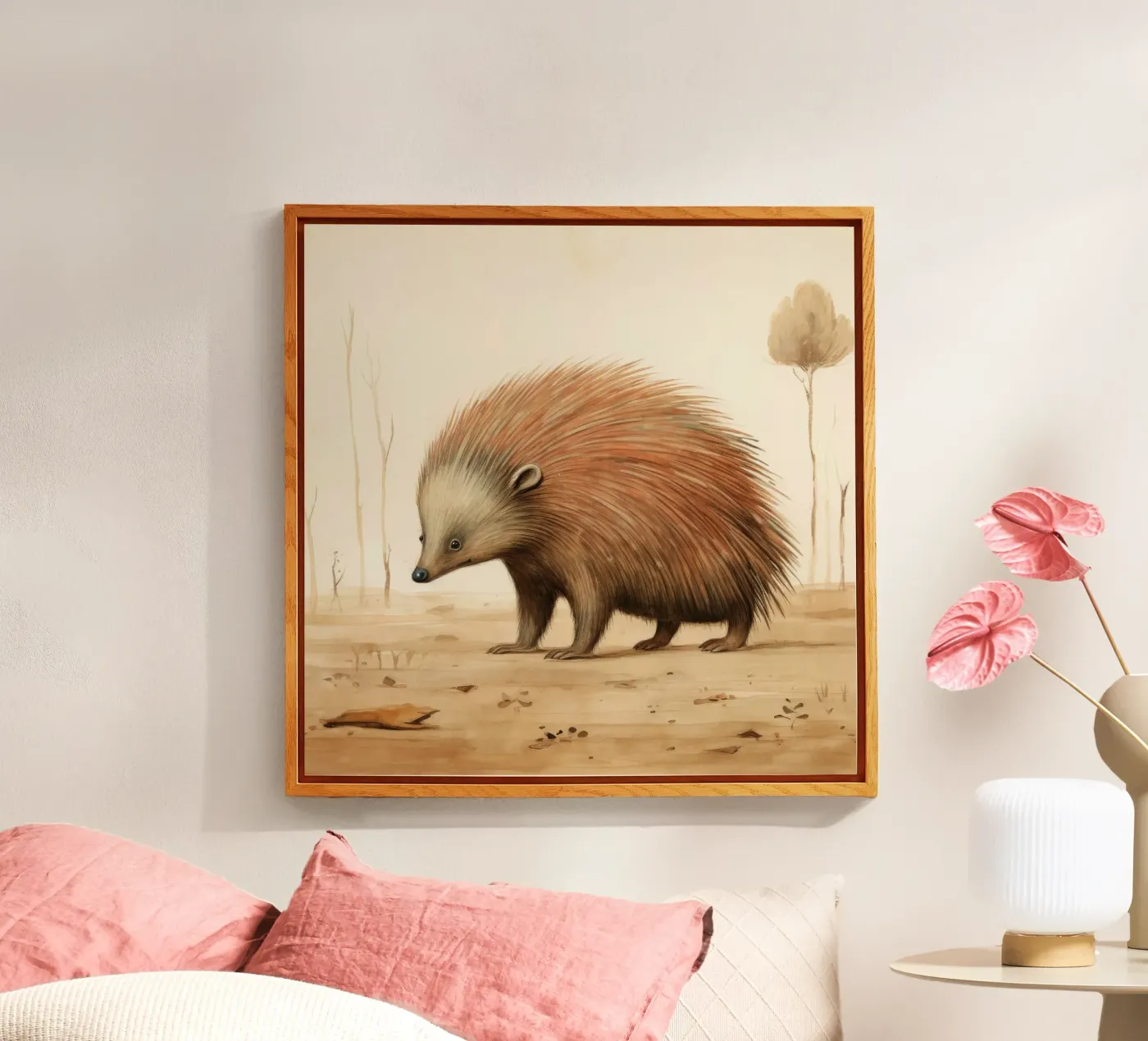 Echidna minima plexiglass da Minimal Animal Art