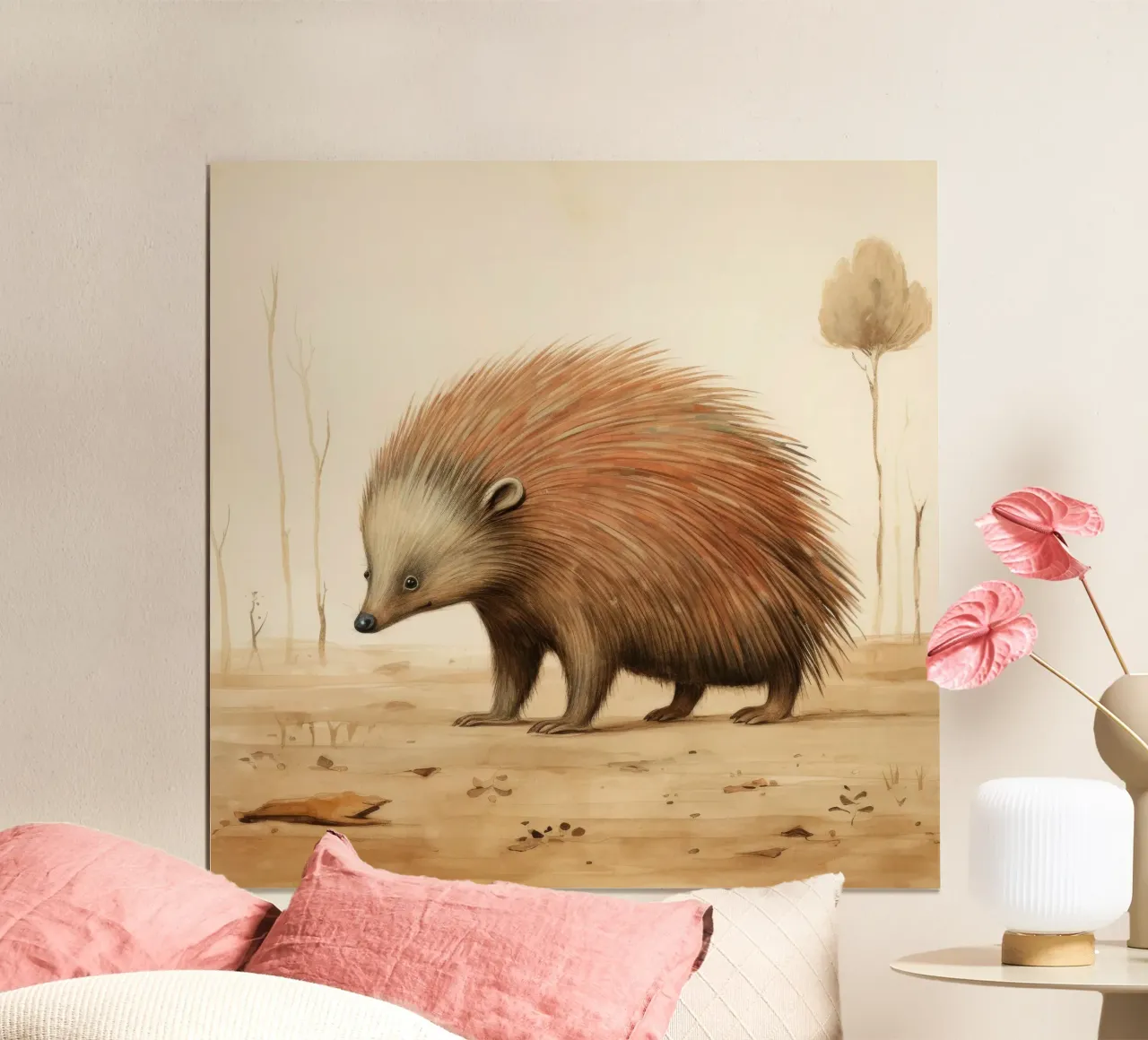 Echidna minima poster da Minimal Animal Art