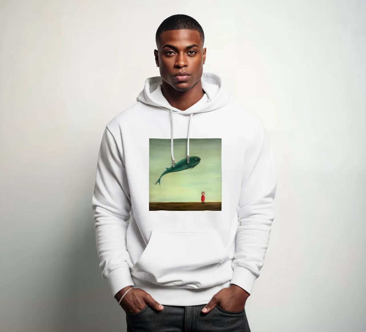 Anticipo minimo 2 felpa con cappuccio da Minimal Animal Art