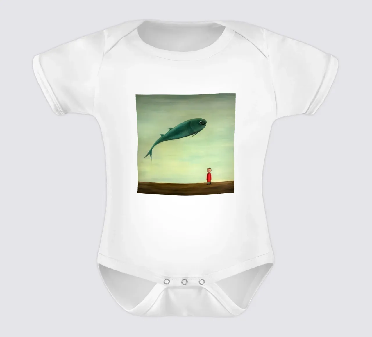 Anticipo minimo 2 body neonato maniche corte da Minimal Animal Art