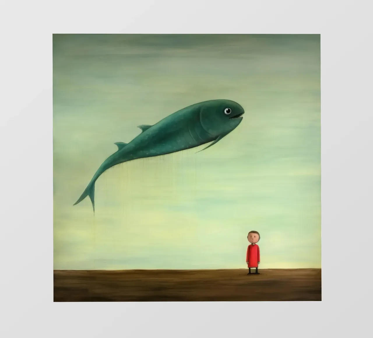 Minimo Eel pellicola backlit da Minimal Animal Art