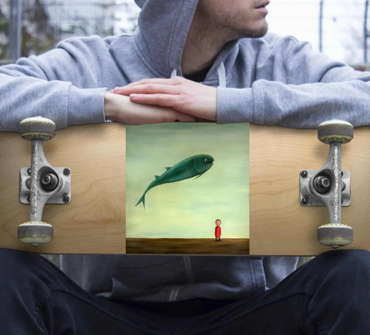 Minimo Eel adesivo da Minimal Animal Art