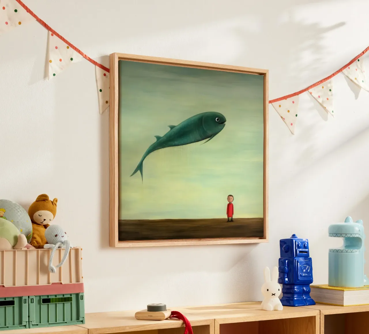 Minimal Eel product.type.leinwand common.byCreator Minimal Animal Art