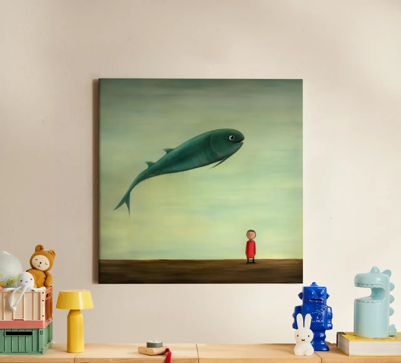 Minimal Eel product.type.leinwand common.byCreator Minimal Animal Art