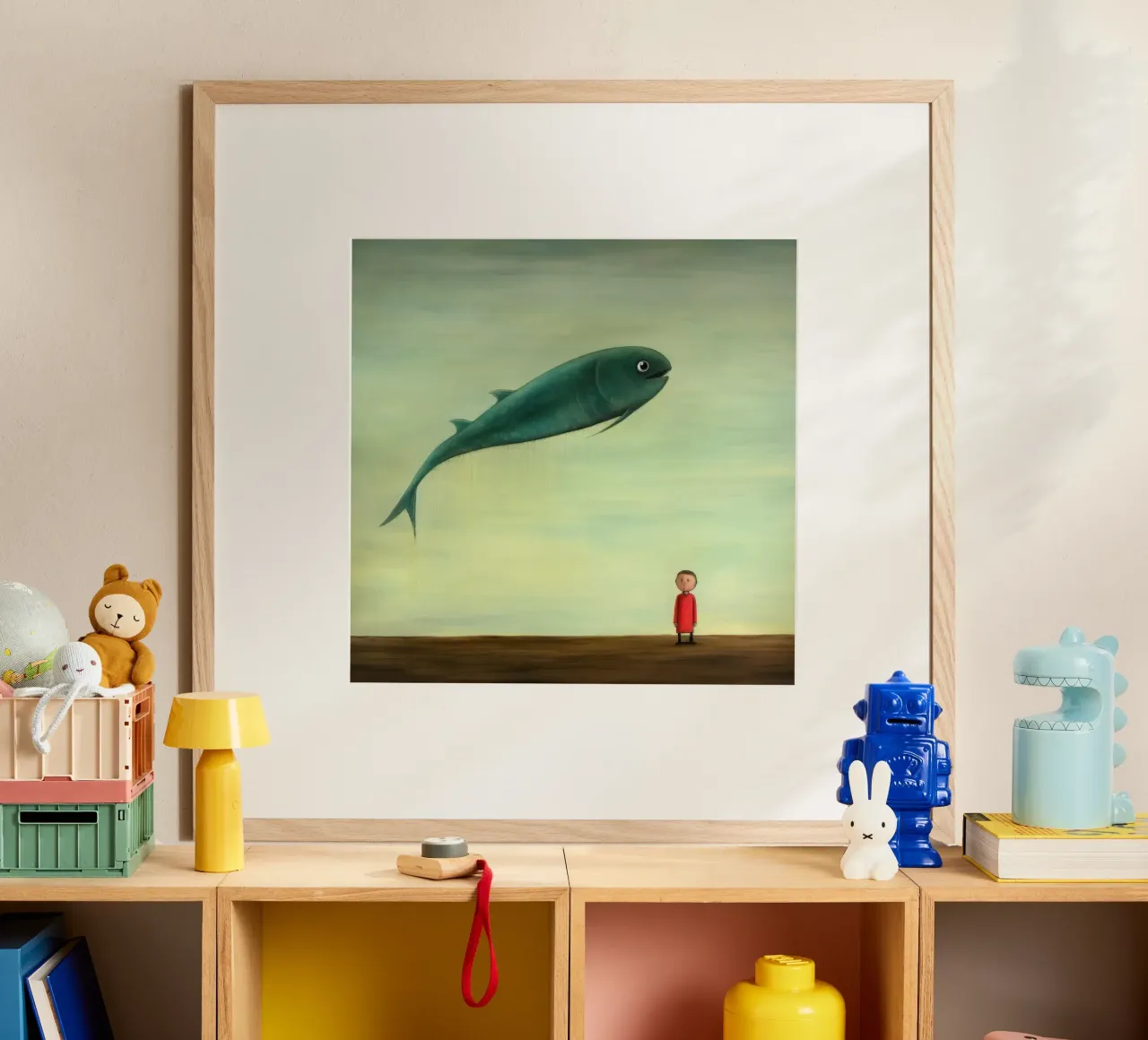 Minimo Eel poster da Minimal Animal Art