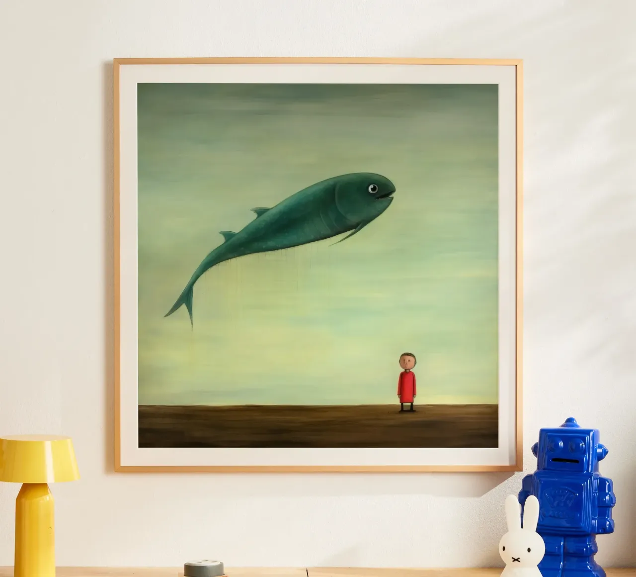 Minimo Eel poster da Minimal Animal Art