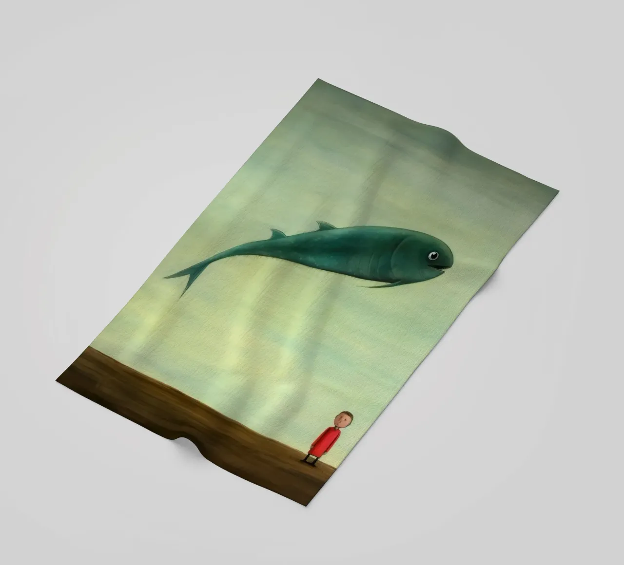 Minimo Eel telo mare da Minimal Animal Art