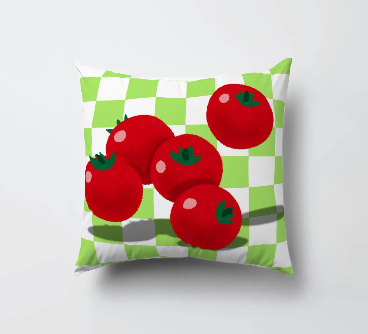 retro tomato cuscino da ramosashop