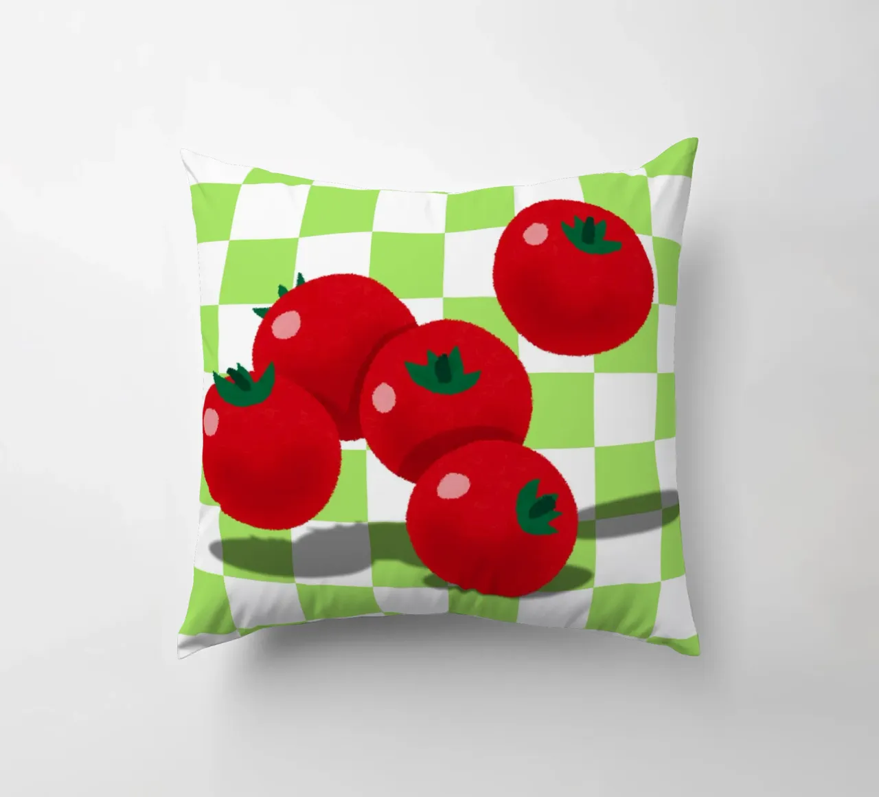 retro tomato cuscino da ramosashop