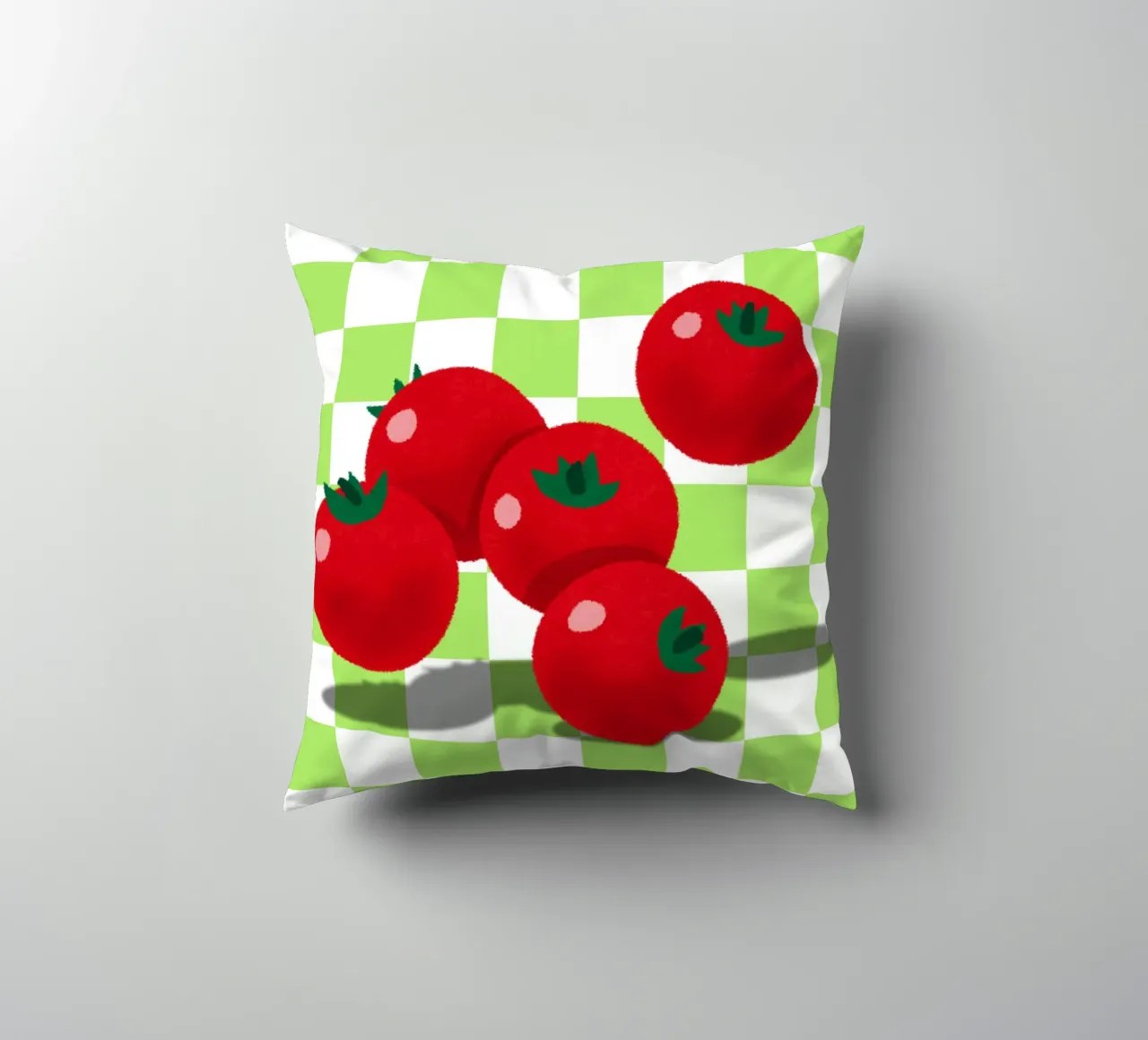 retro tomato cuscino da ramosashop