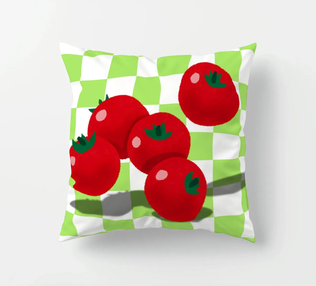 retro tomato cuscino da ramosashop