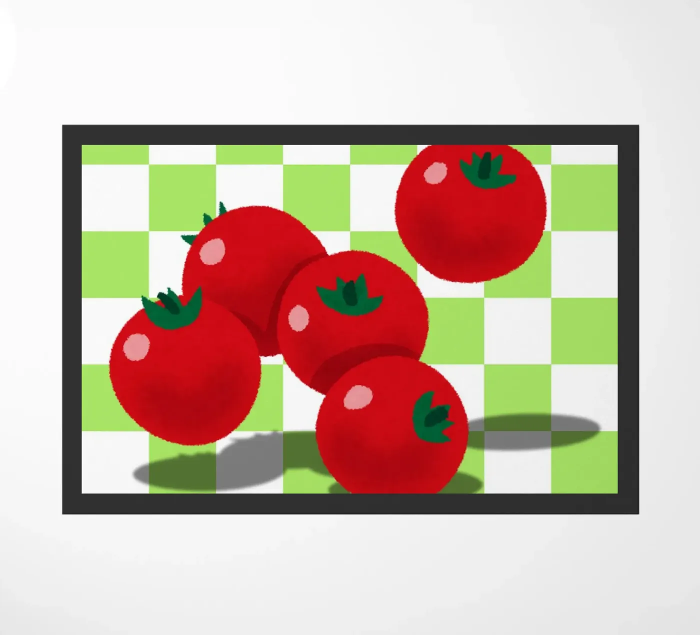 retro tomato zerbino da ramosashop