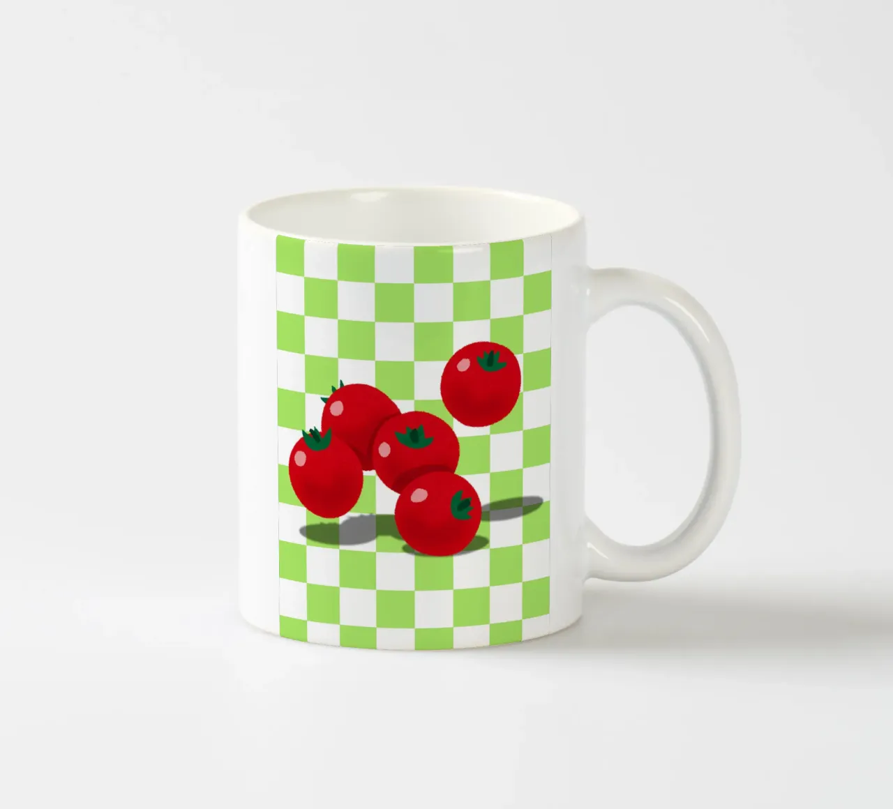 retro tomato tazza in ceramica da ramosashop