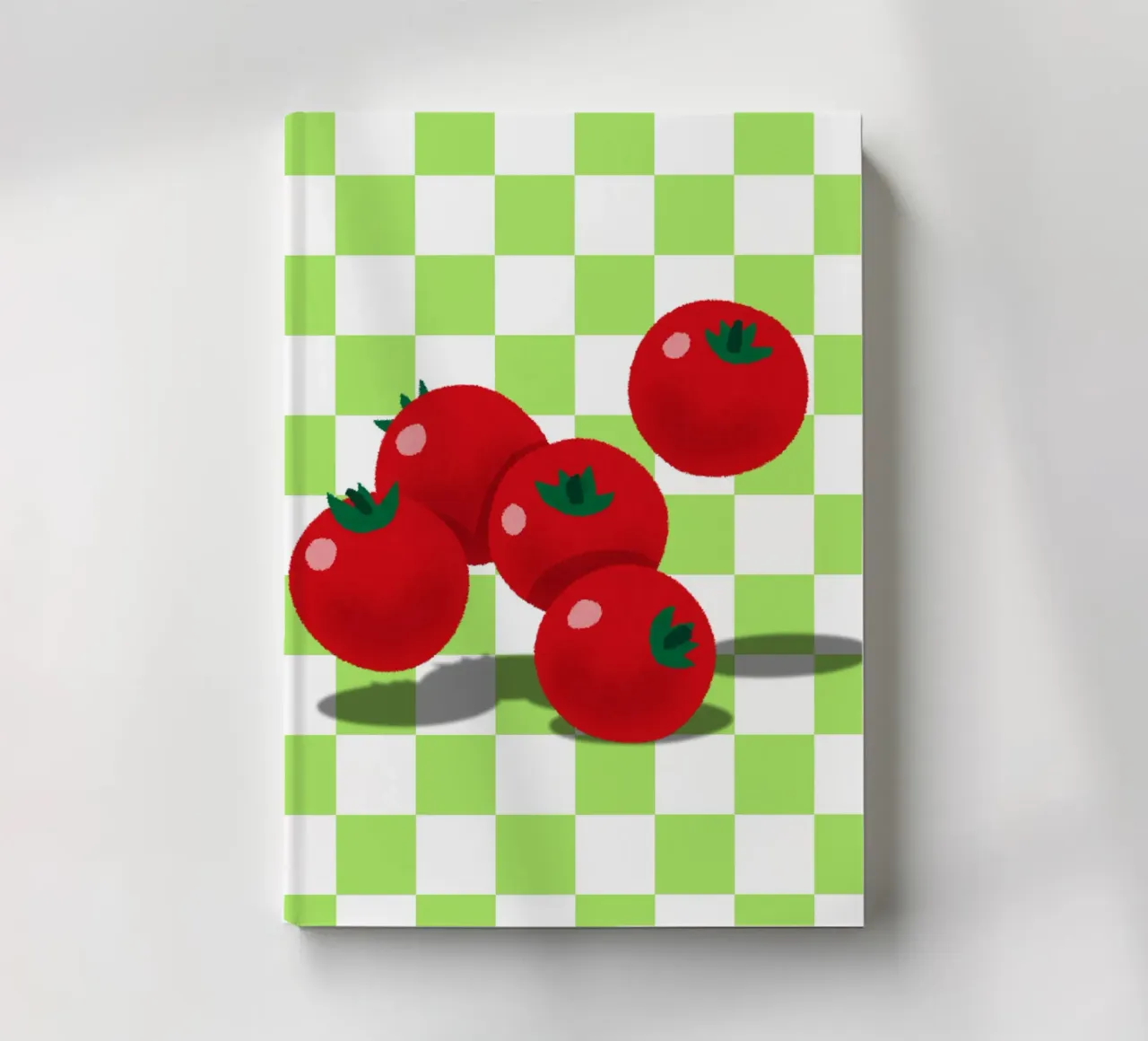 retro tomato notebook by ramosashop