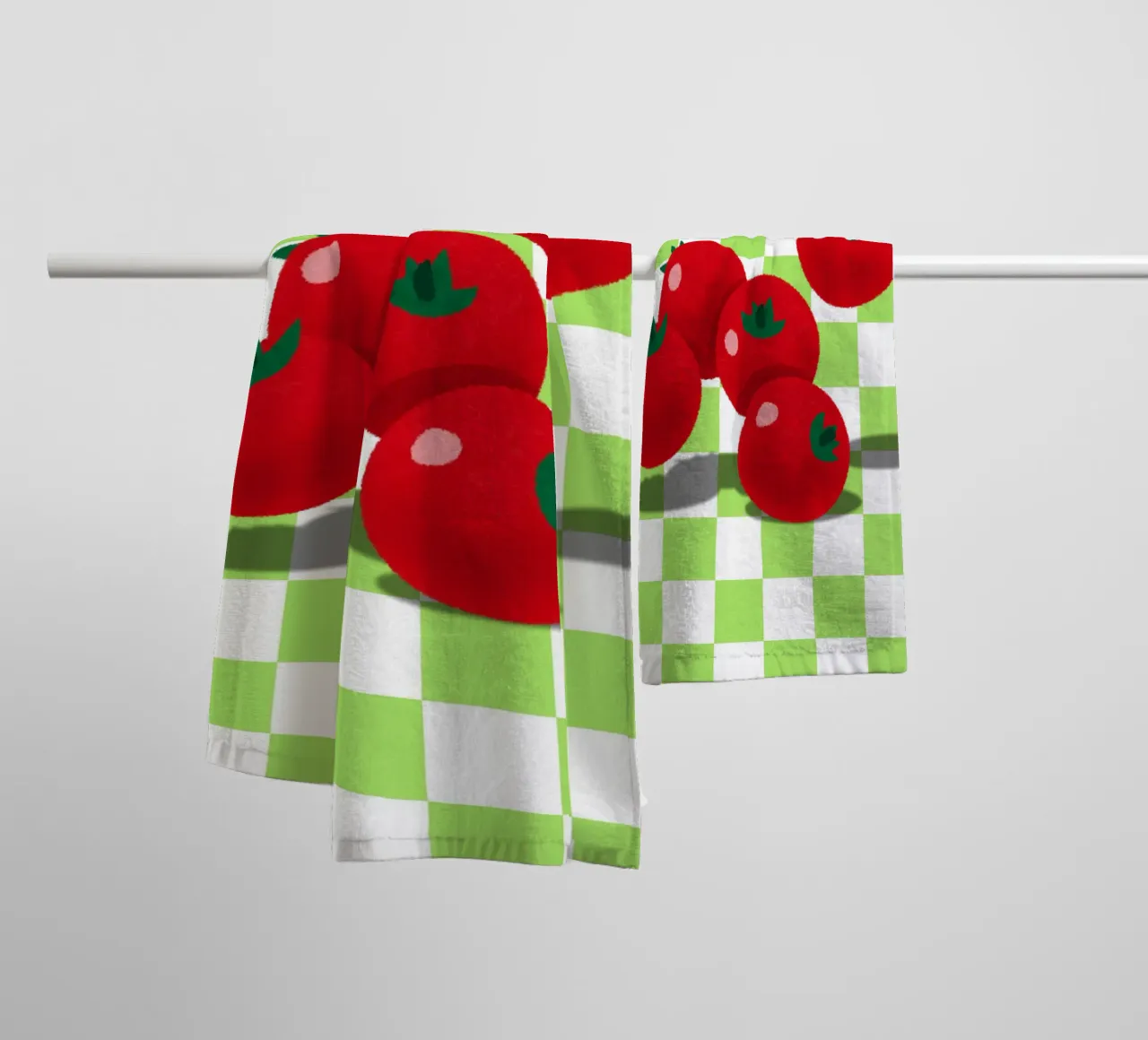 retro tomato asciugamano da bagno da ramosashop
