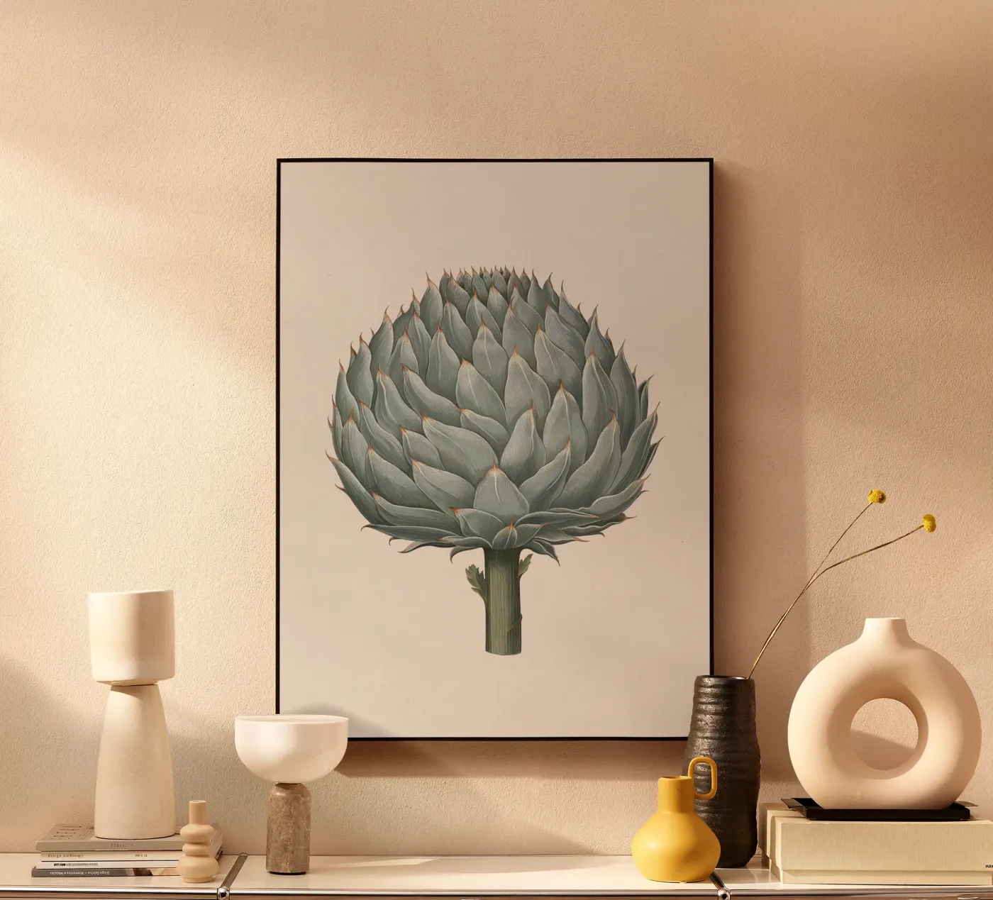 Artischocke Acryl-Glas von Apolo Prints