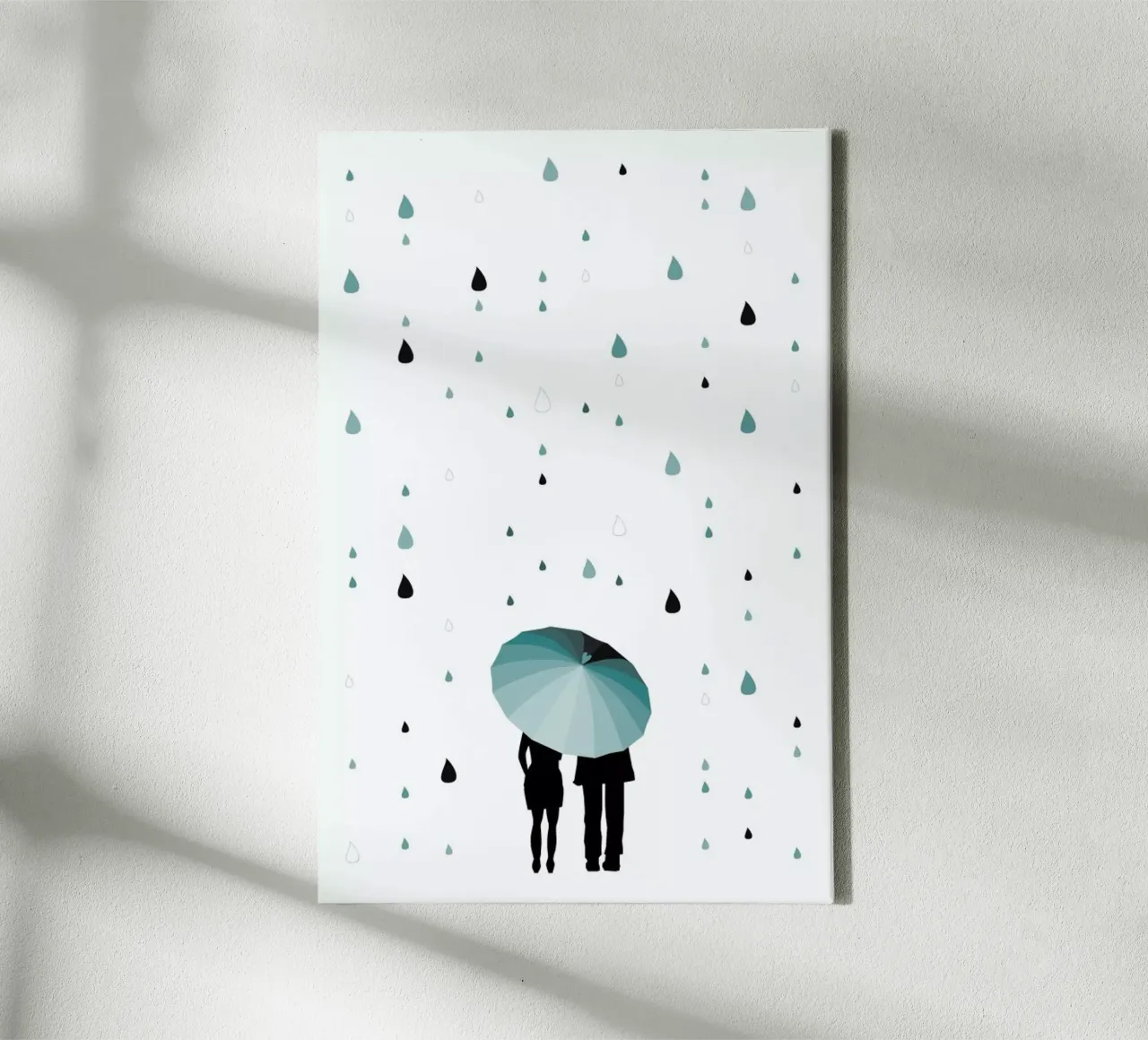 Rainy Days - Come Under My Umbrella tela da Sabrina Ziegenhorn