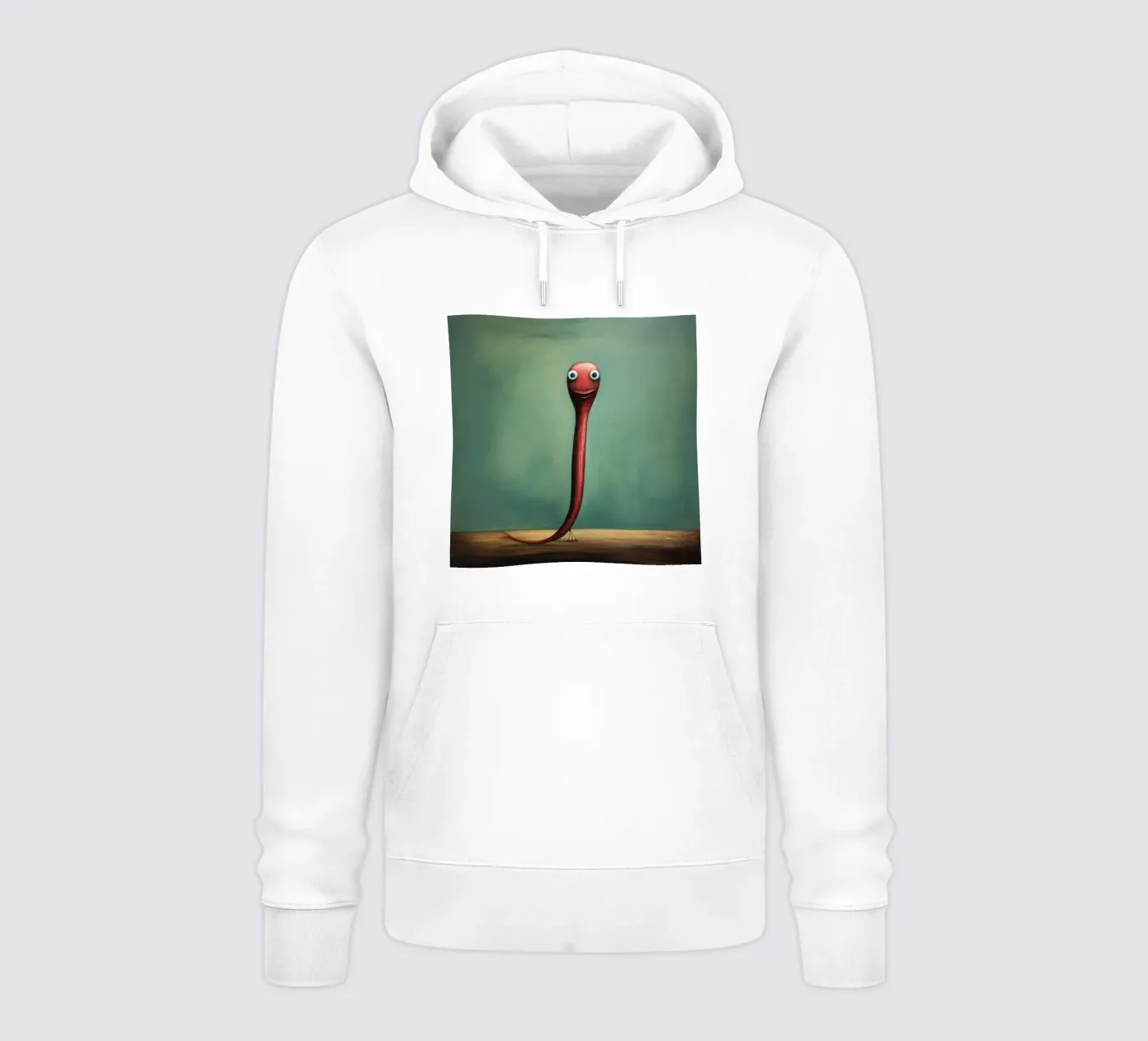 Minimal Eel felpa con cappuccio da Minimal Animal Art
