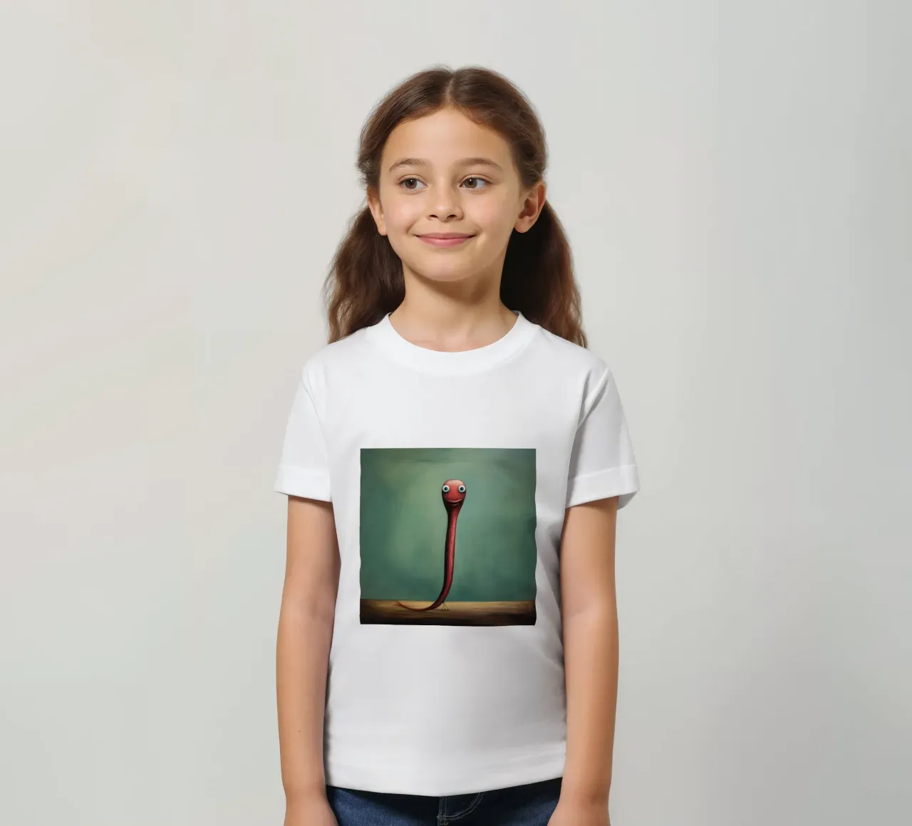 Minimo Eel t-shirt bambini da Minimal Animal Art