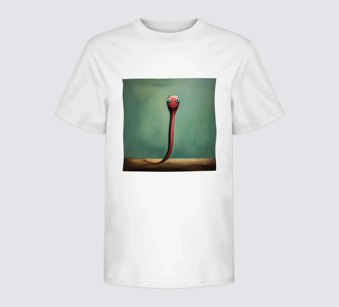 Minimal Eel kinder t-shirt van Minimal Animal Art