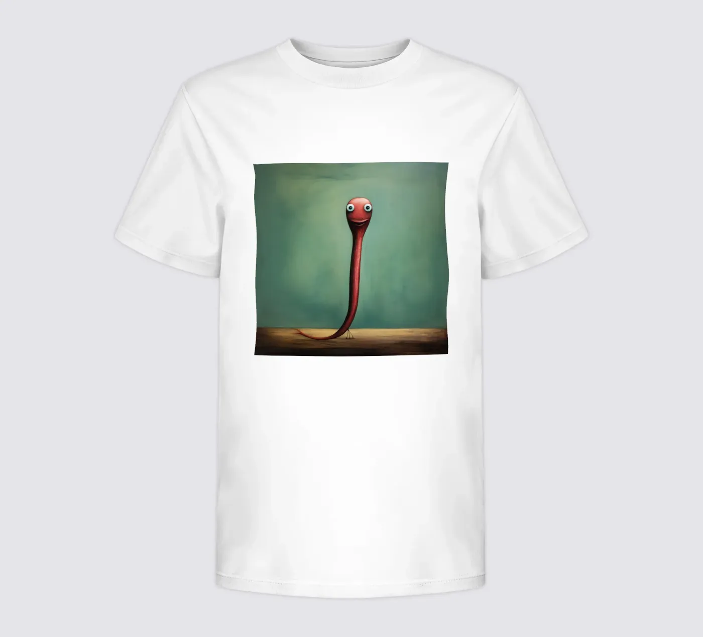 Minimal Eel kinder t-shirt van Minimal Animal Art