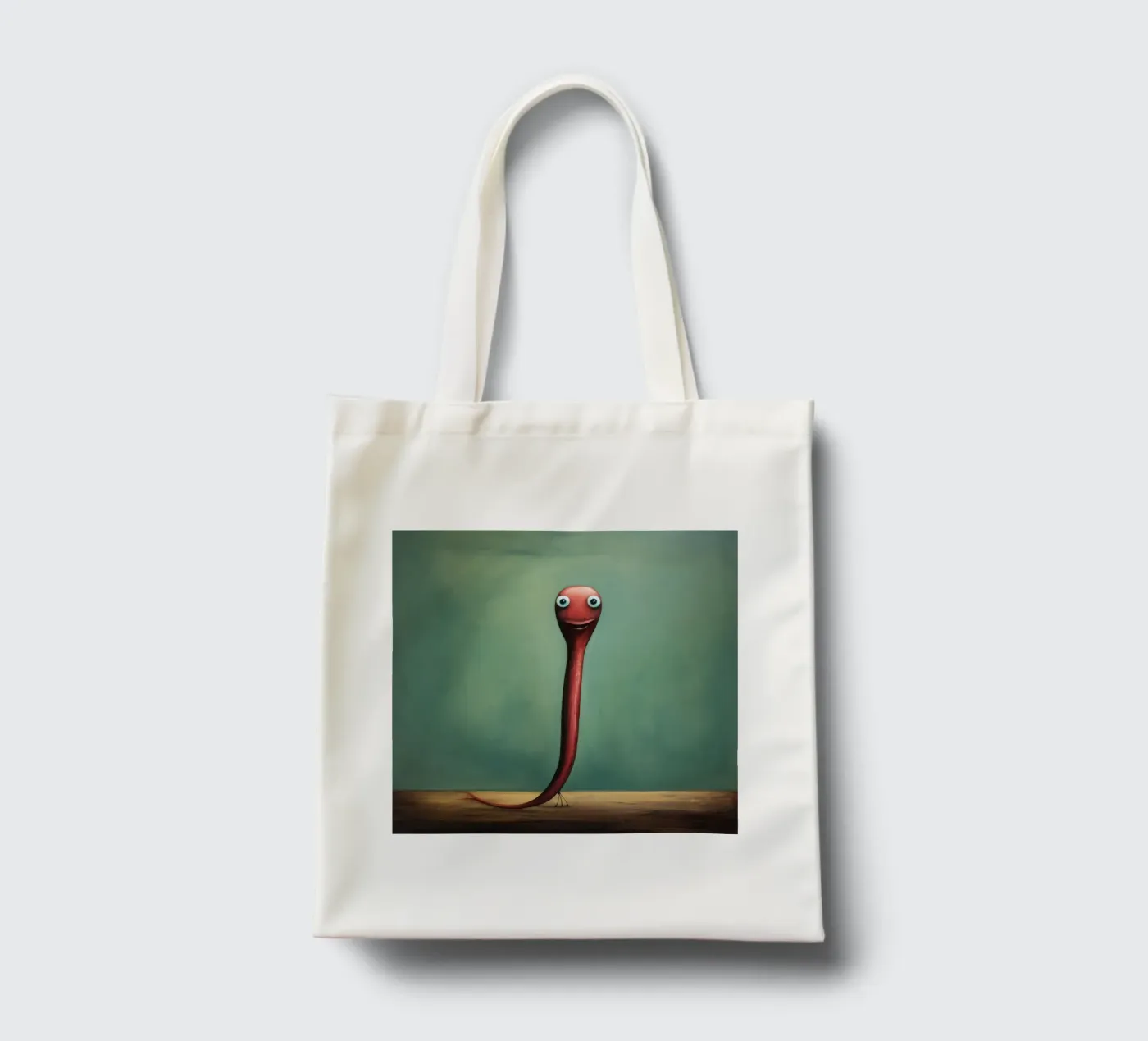 Minimo Eel borsa in juta da Minimal Animal Art