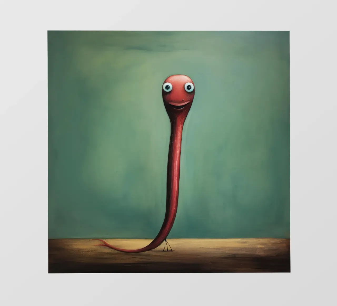 Minimo Eel pellicola backlit da Minimal Animal Art