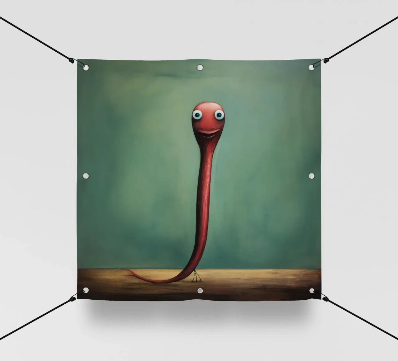Minimo Eel telo in pvc da Minimal Animal Art