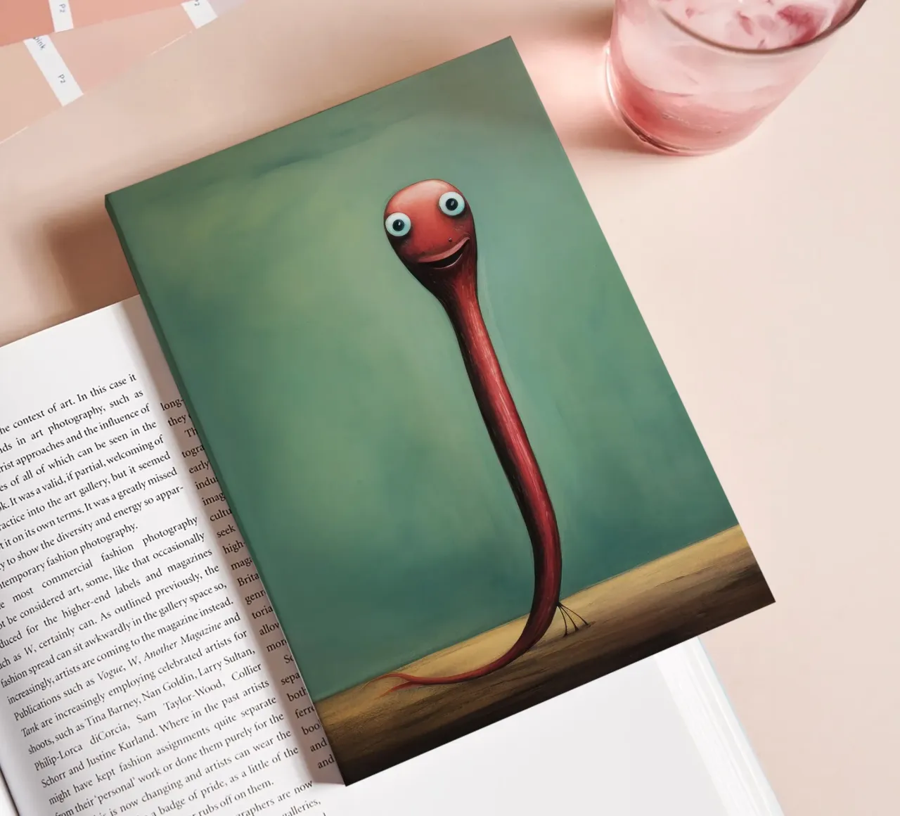 Minimum Eel carnet de notes de Minimal Animal Art