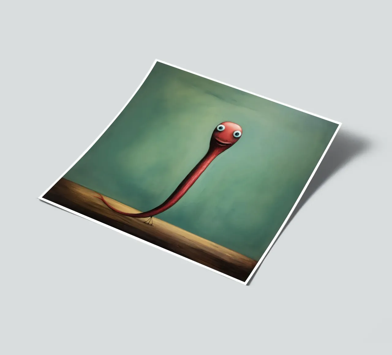 Minimo Eel foglio adesivo da Minimal Animal Art