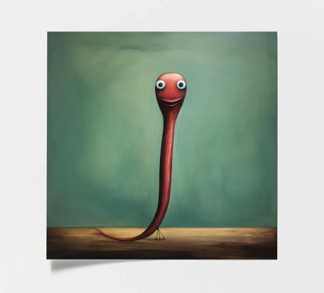 Minimo Eel foglio adesivo da Minimal Animal Art