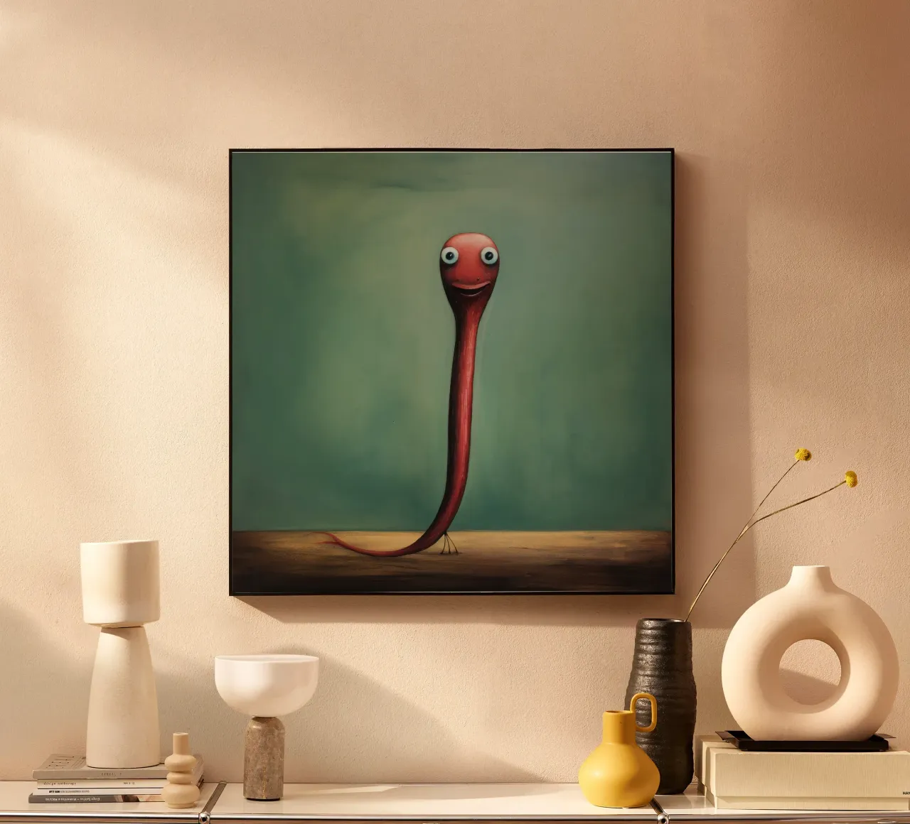 Minimum Eel panneau forex de Minimal Animal Art