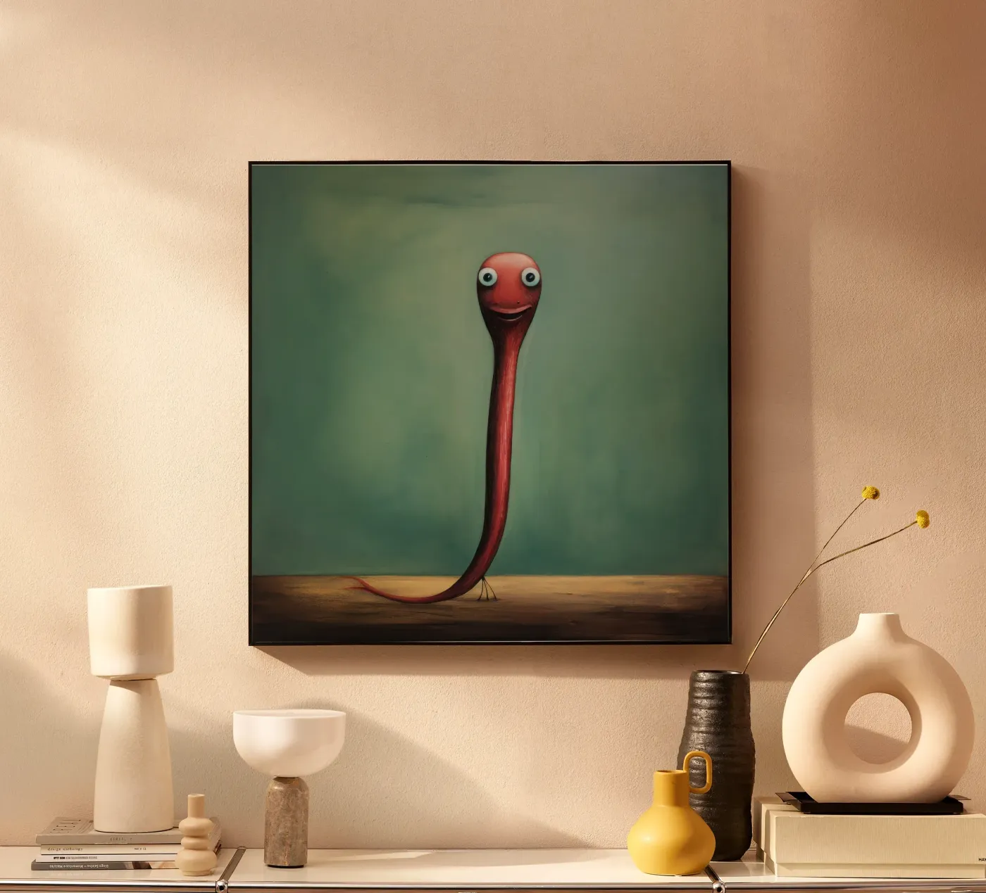 Minimo Eel alluminio dibond da Minimal Animal Art