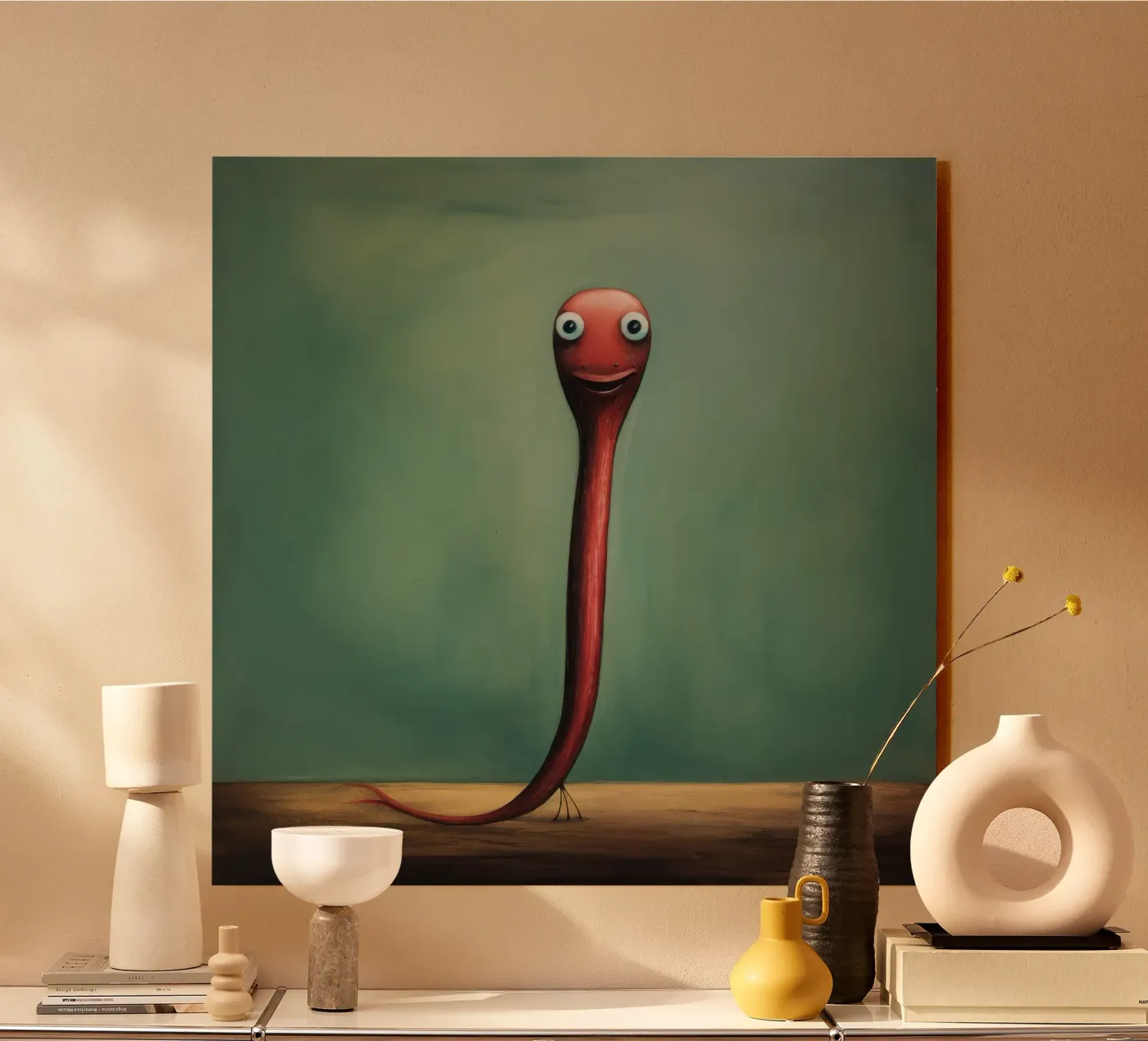 Minimo Eel alluminio dibond da Minimal Animal Art