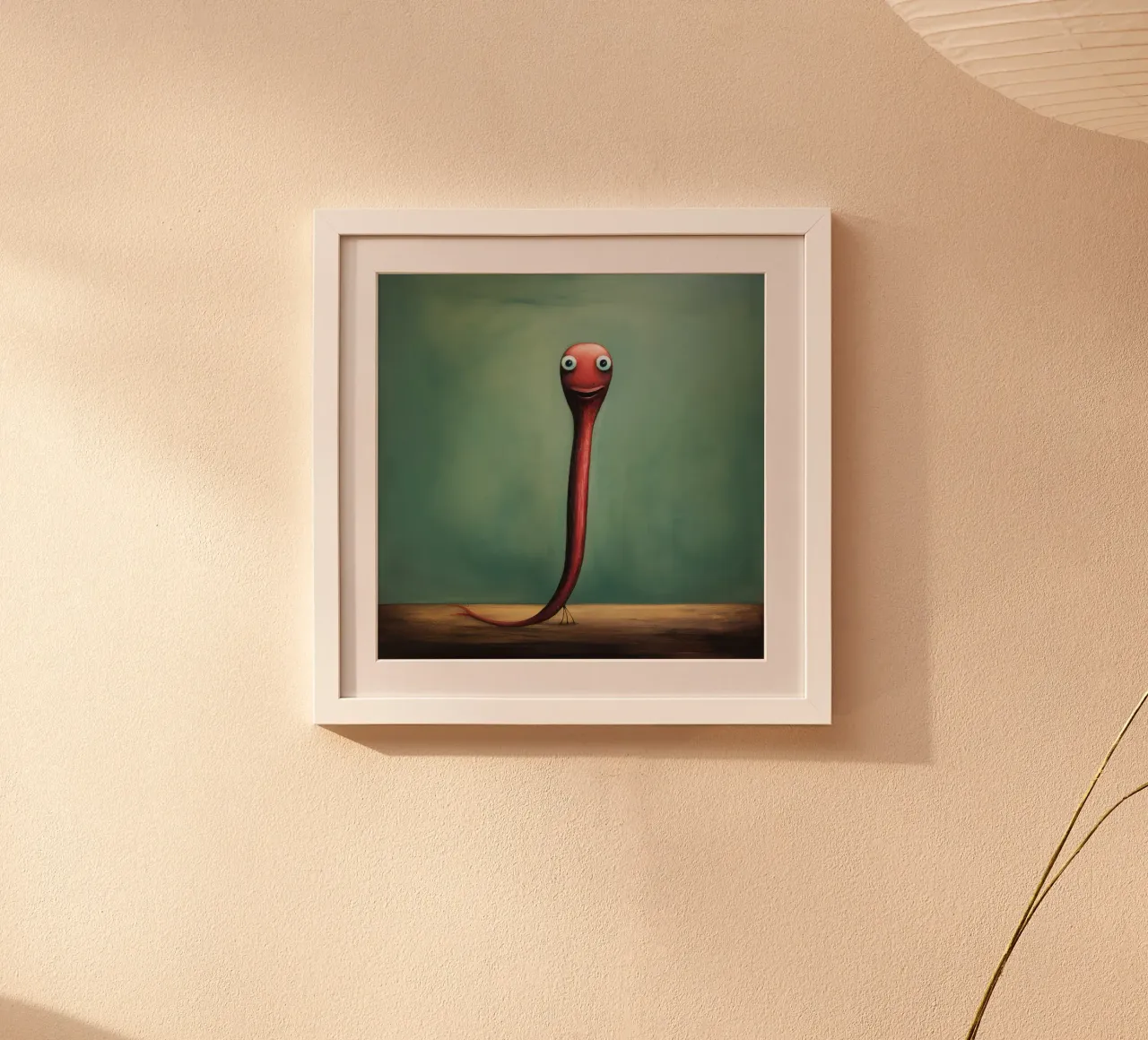 Minimo Eel poster da Minimal Animal Art