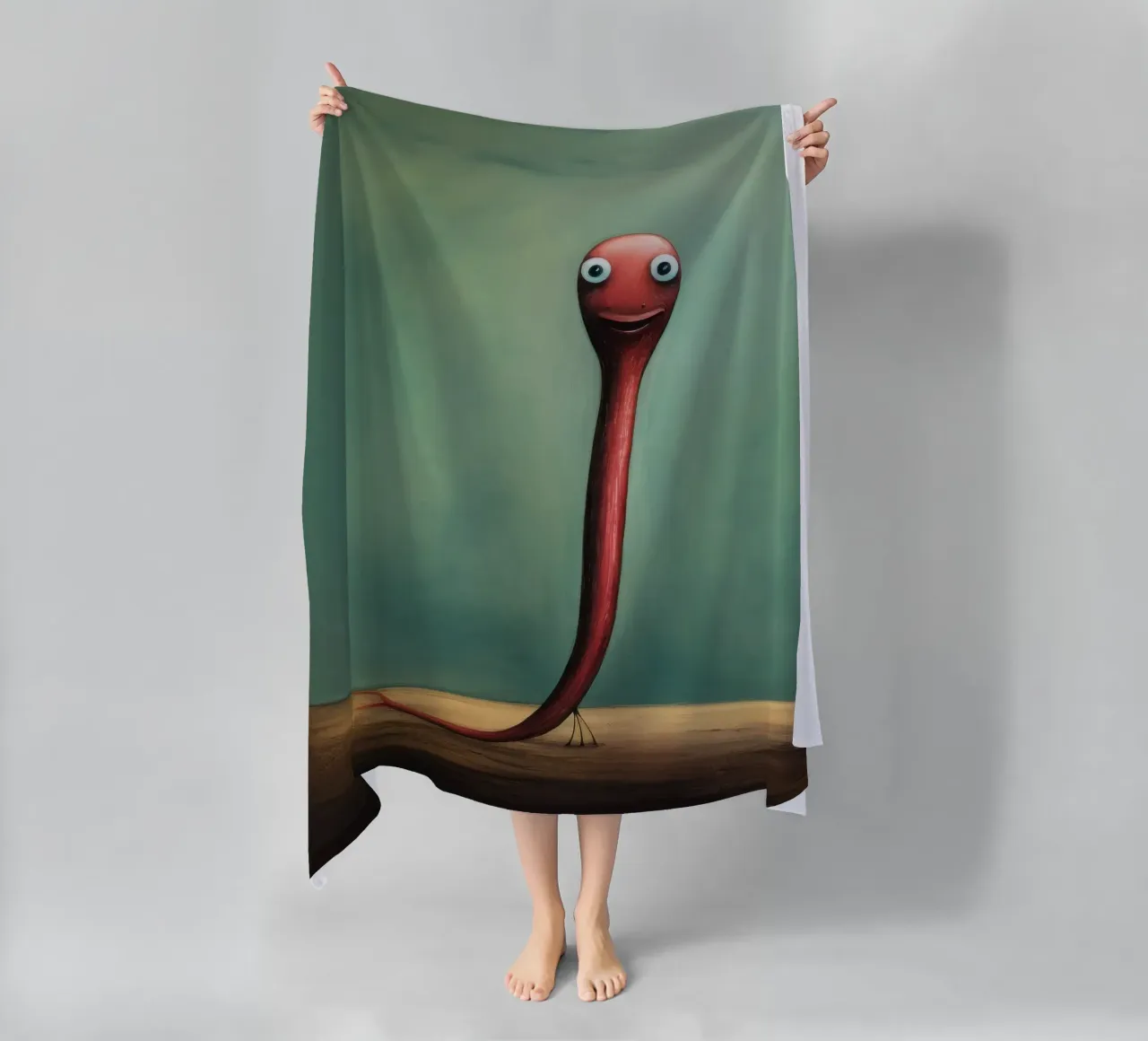 Minimo Eel telo mare da Minimal Animal Art