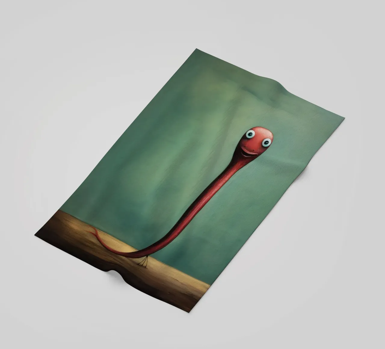 Minimo Eel telo mare da Minimal Animal Art