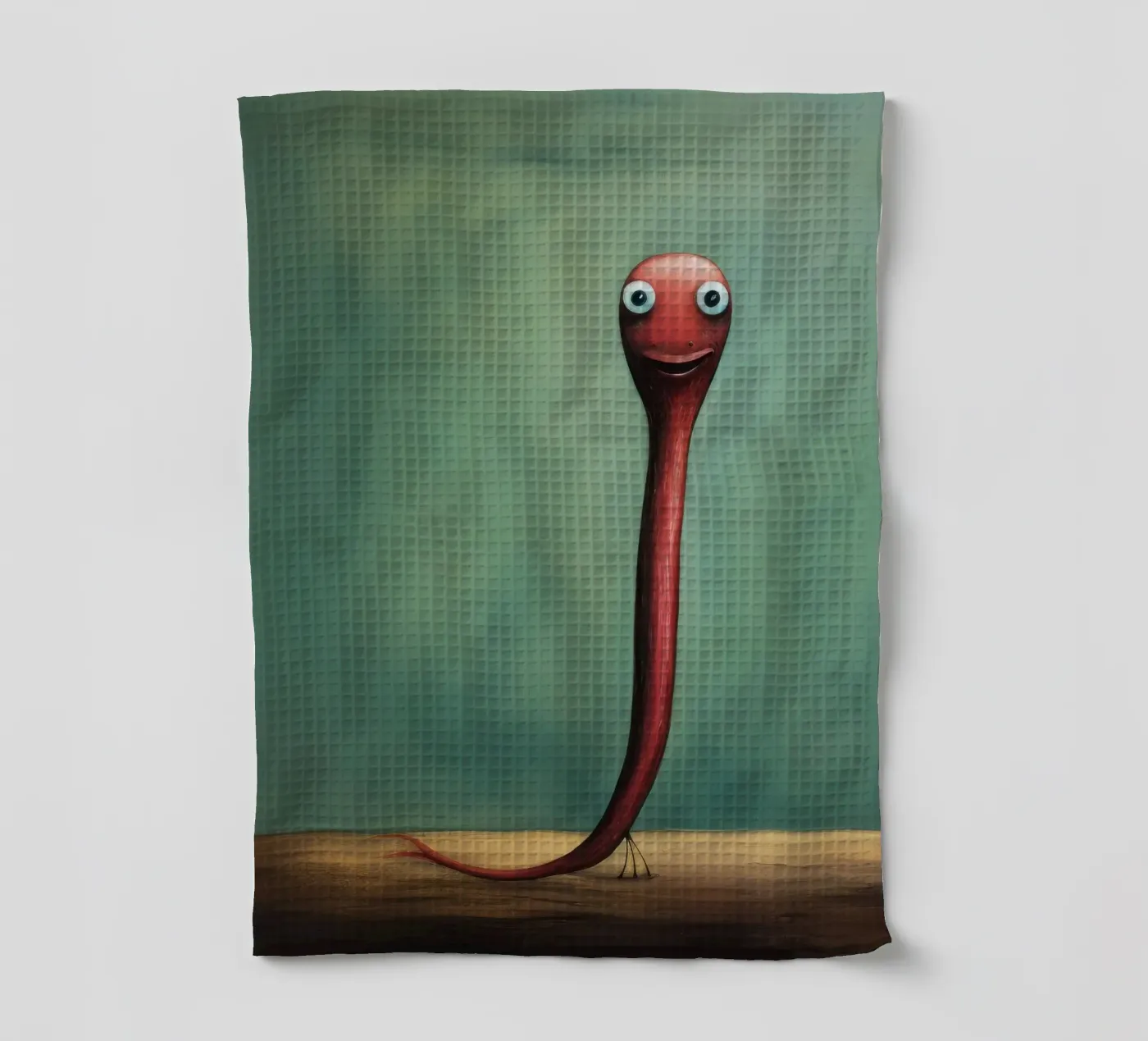 Minimal Eel torchon de Minimal Animal Art