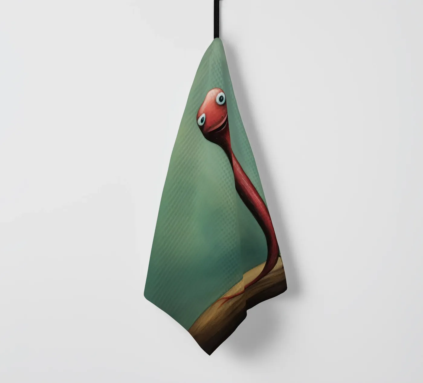 Minimal Eel torchon de Minimal Animal Art