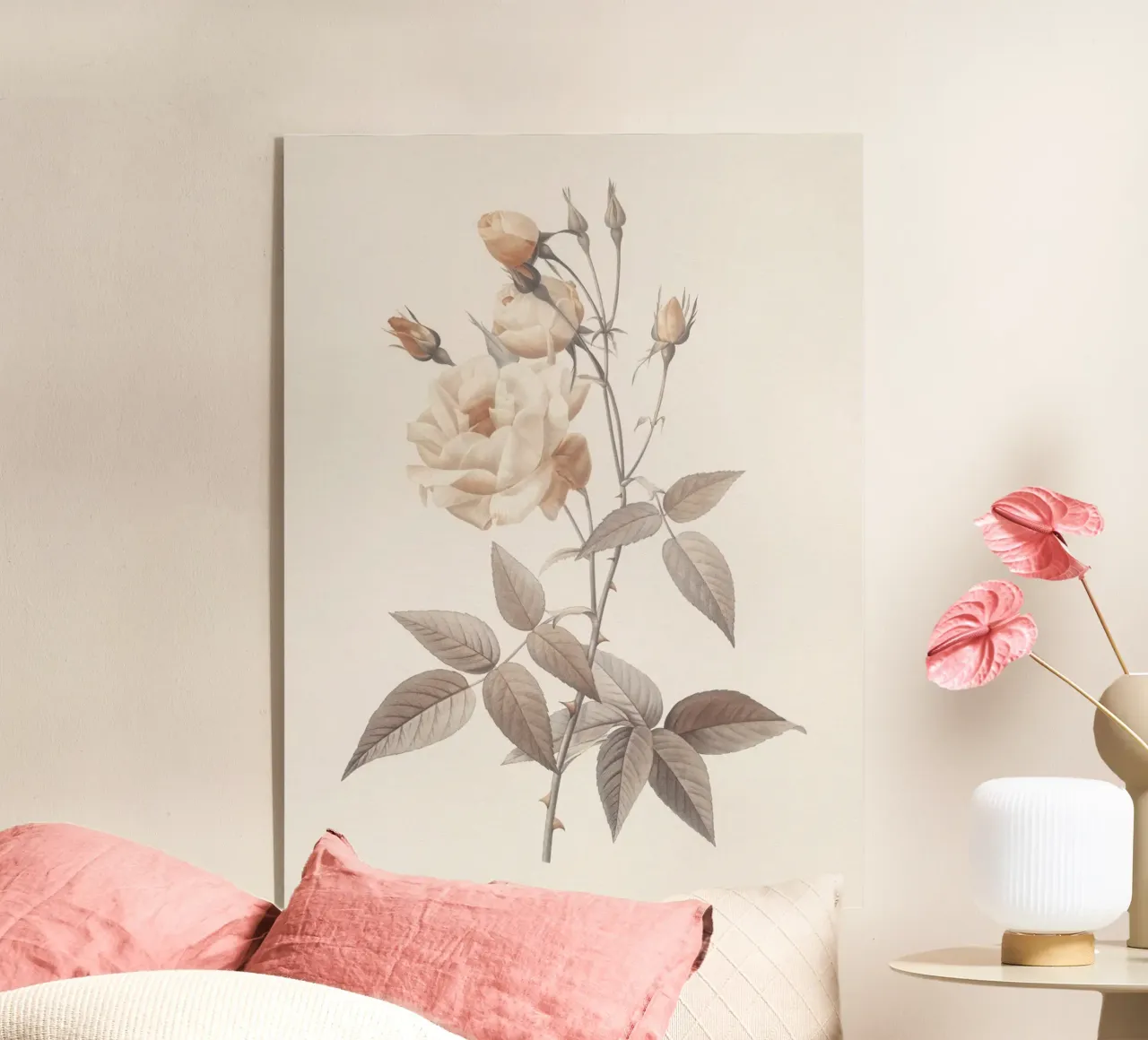 Rosa d'oro plexiglass da Botanical