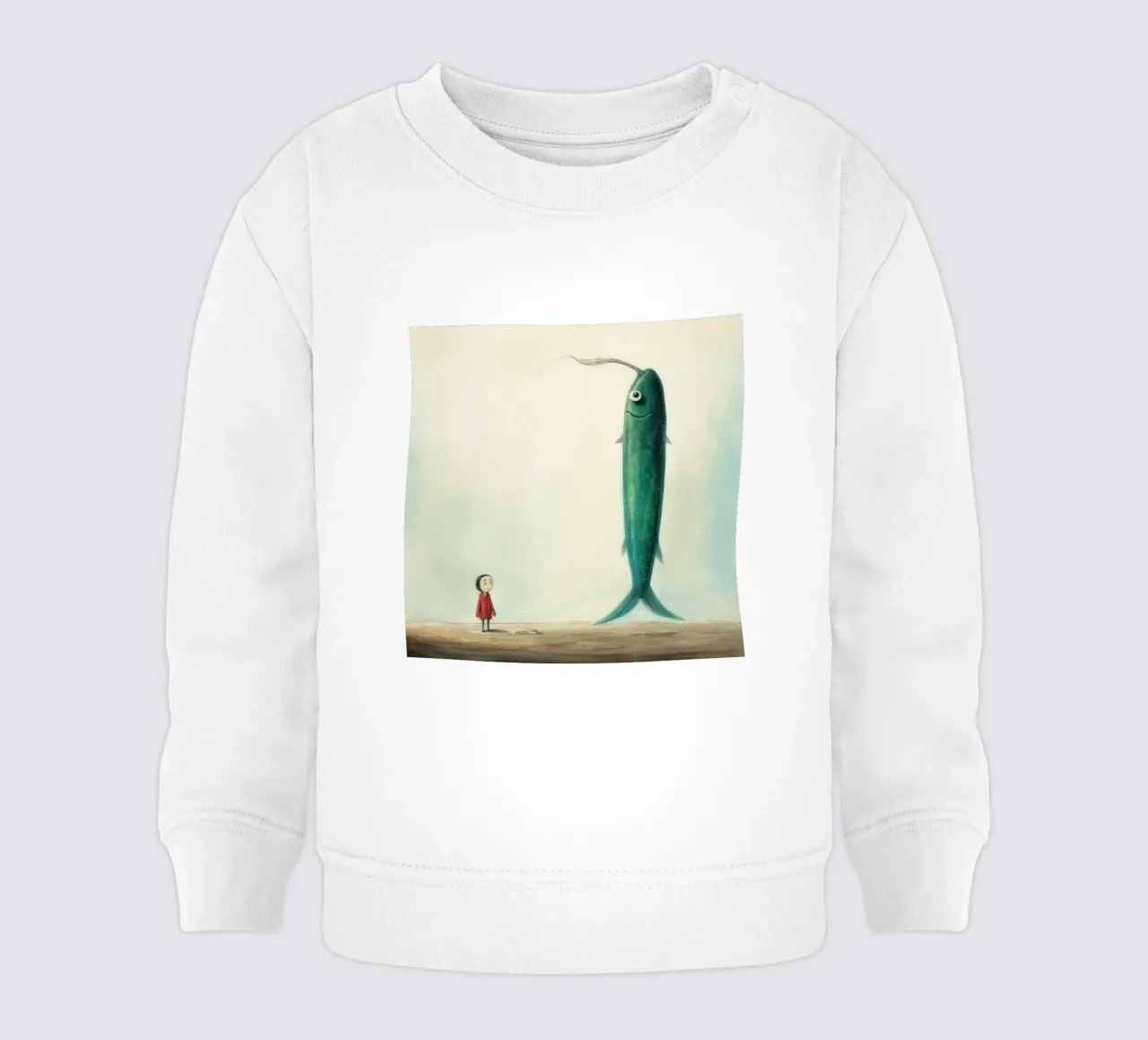 Puntata minima 4 felpa neonato da Minimal Animal Art