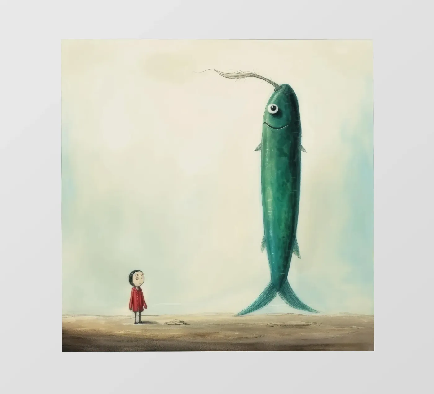 Minimal Eel bâche pvc de Minimal Animal Art