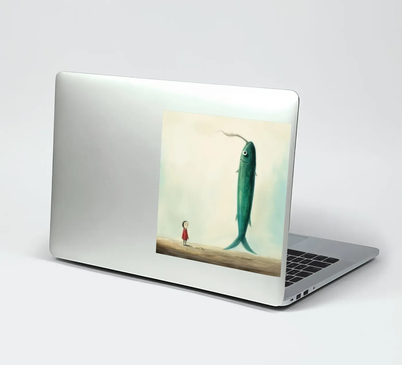 Minimal Eel adesivo da Minimal Animal Art